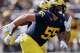 FILE - Michigan defensive lineman Mason Graham plays during an NCAA football game on Saturday, Sept. 14, 2024, in Ann Arbor, Mich.