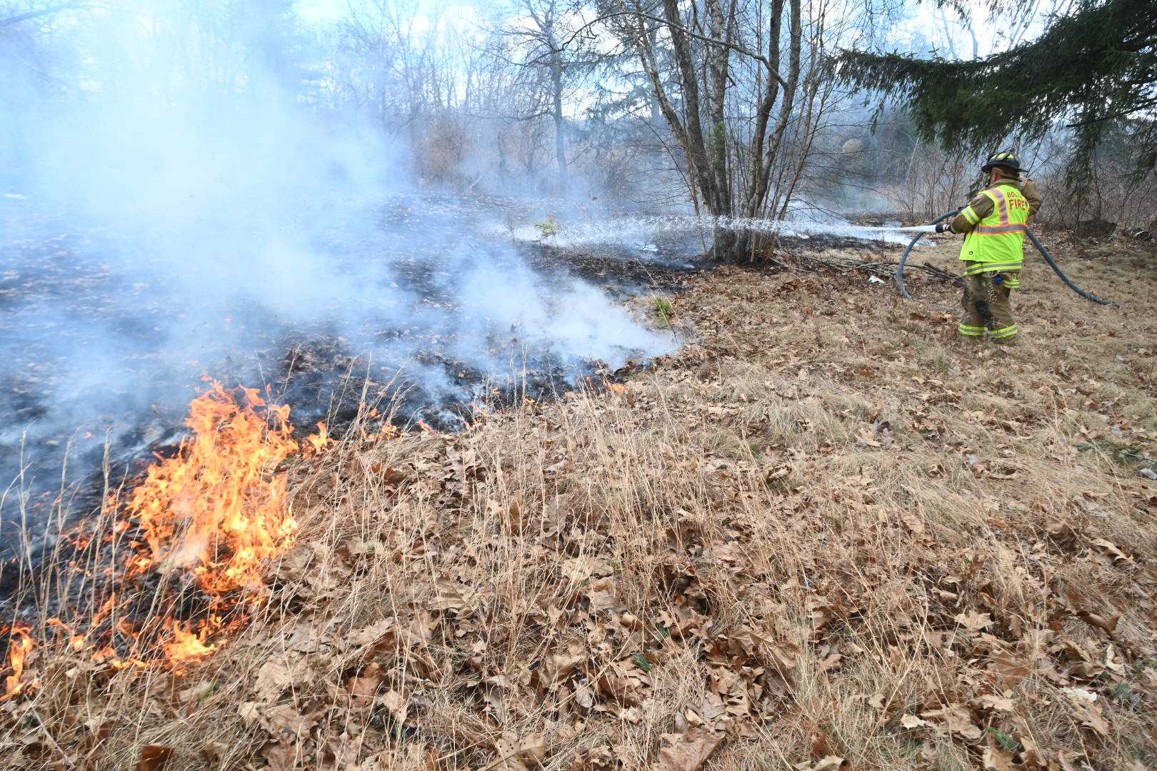 Risk of brush fires high again on Wednesday in Connecticut
