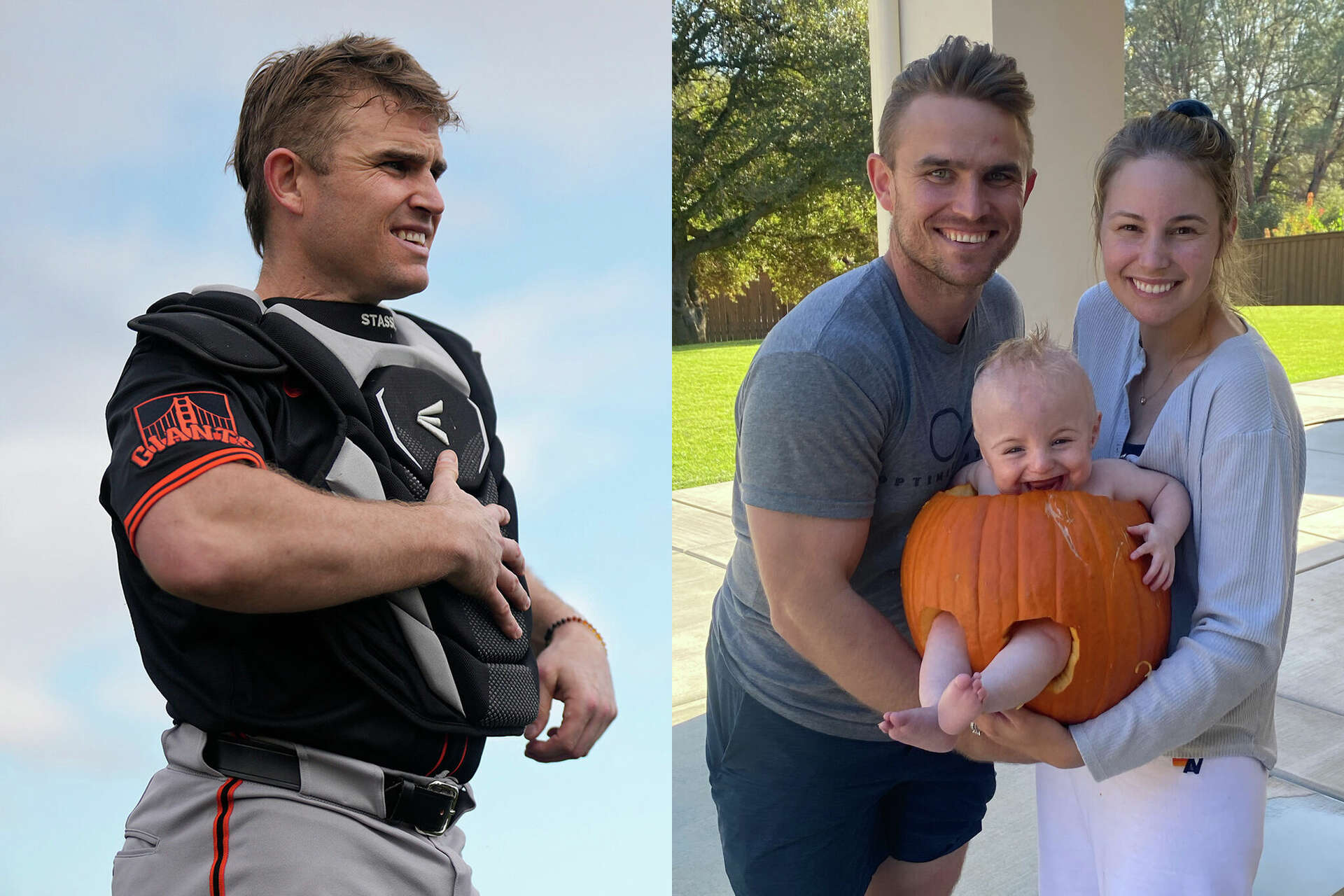 Max Stassi Two Stassis are on the comeback trail: Giants catcher Max, and son Jax