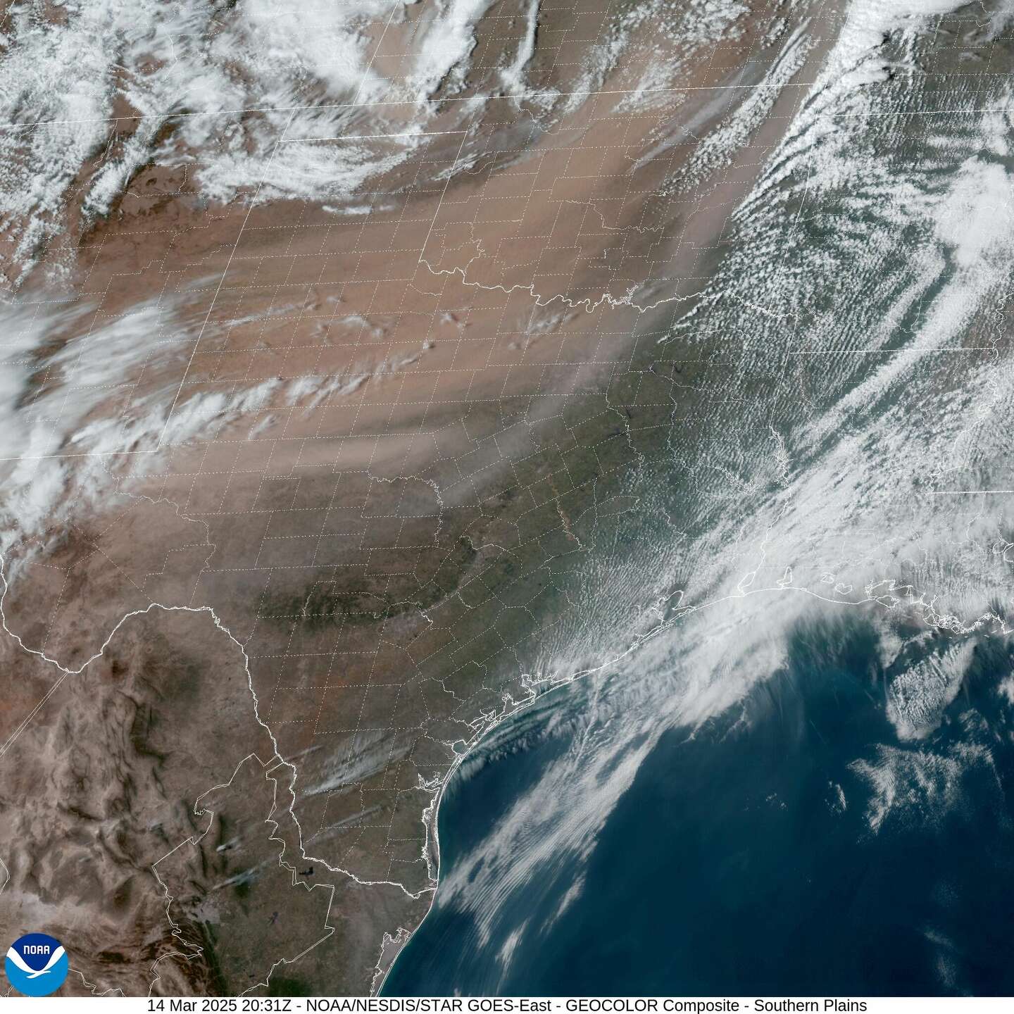 West Texas dust storm causes road closures, crashes