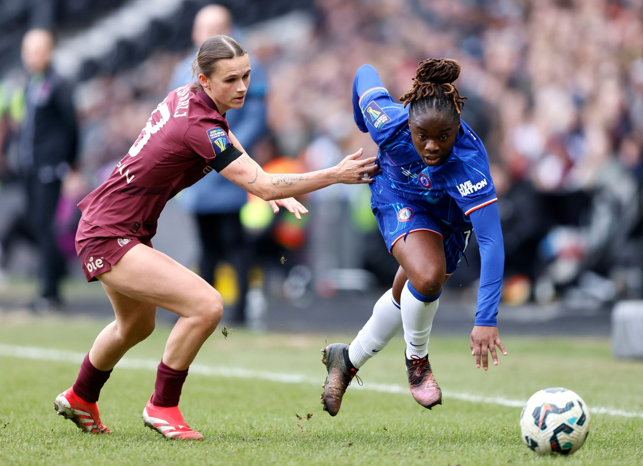 Chelsea wins Women's League Cup final for first trophy in quadruple bid