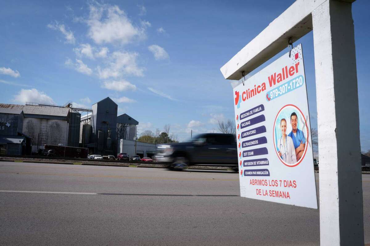 A health clinic owned by Maria Margarita Rojas is closed in Waller, Tuesday, March 18, 2025. Rojas on March 17 was charged with performing an illegal abortion, becoming the first person to be charged with the felony under an abortion ban passed by lawmakers in 2022.