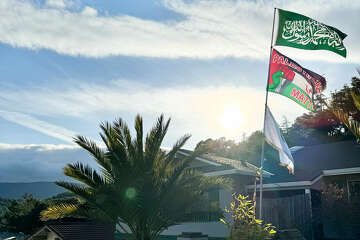 A Hamas flag was flown outside a Bay Area home. Is it a crime?