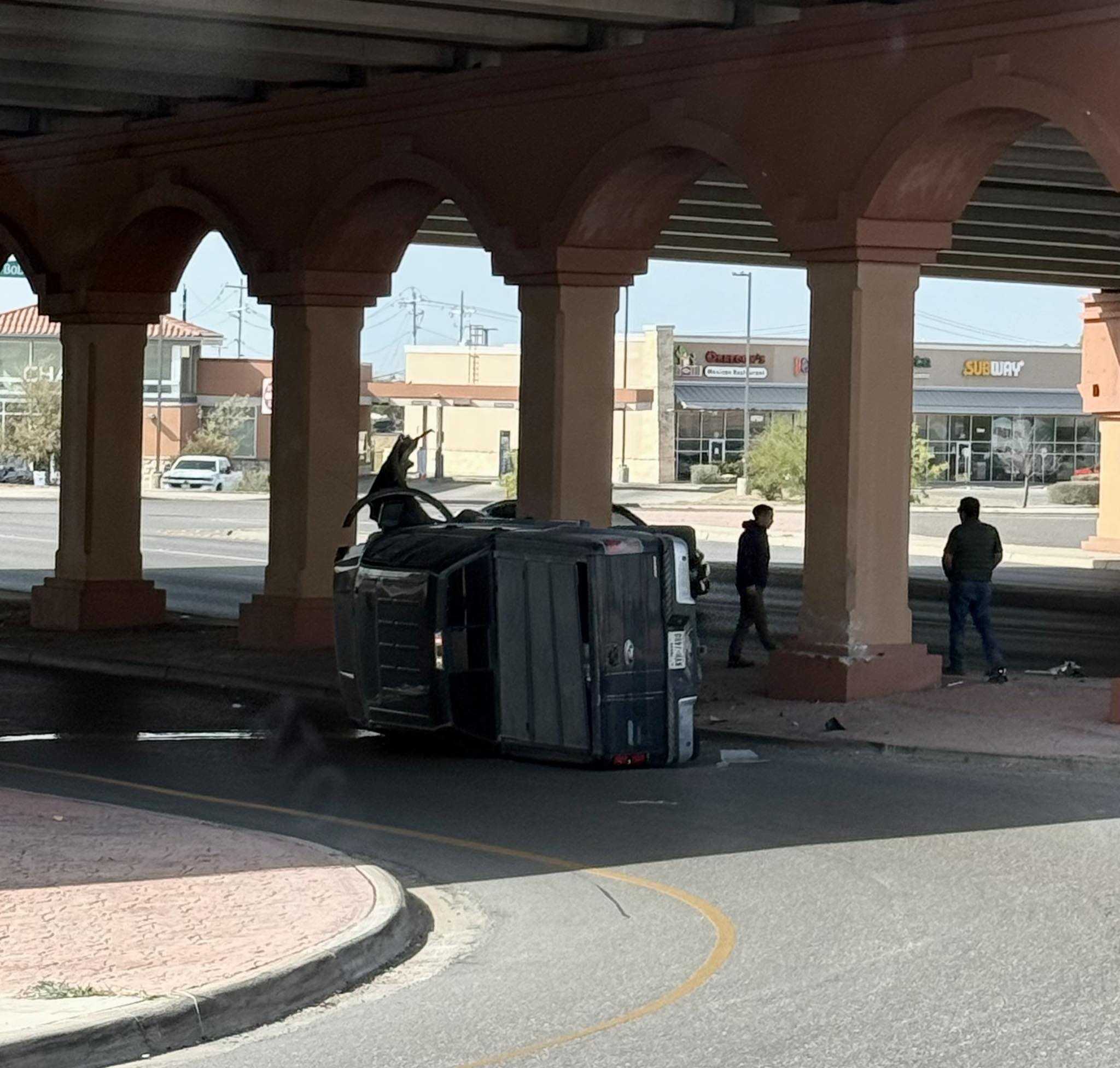 Laredo police report rollover crash at Loop 20 and International