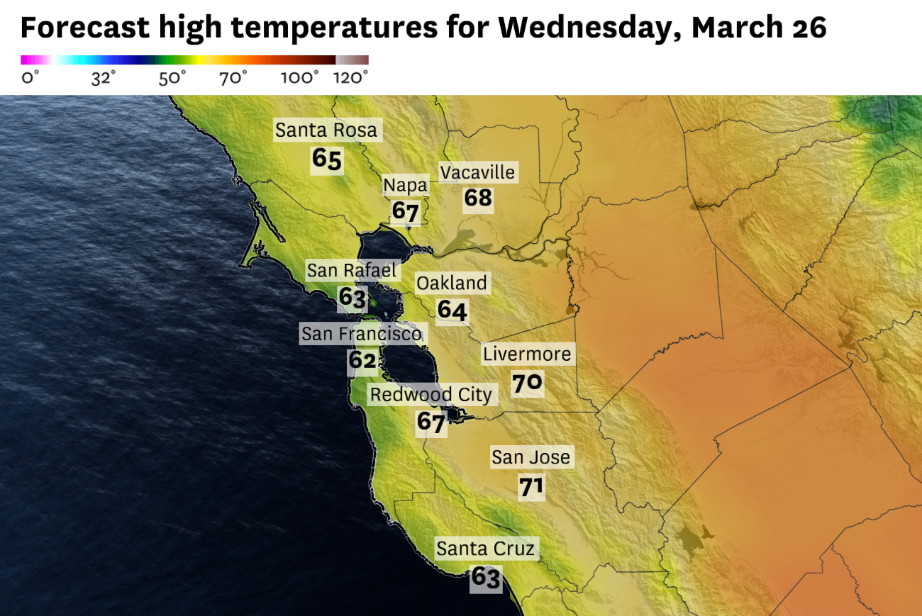 トップス SIESTA Bay Area Weather Report Sweat San Francisco Bay Area weather forecast – NBC Bay Area