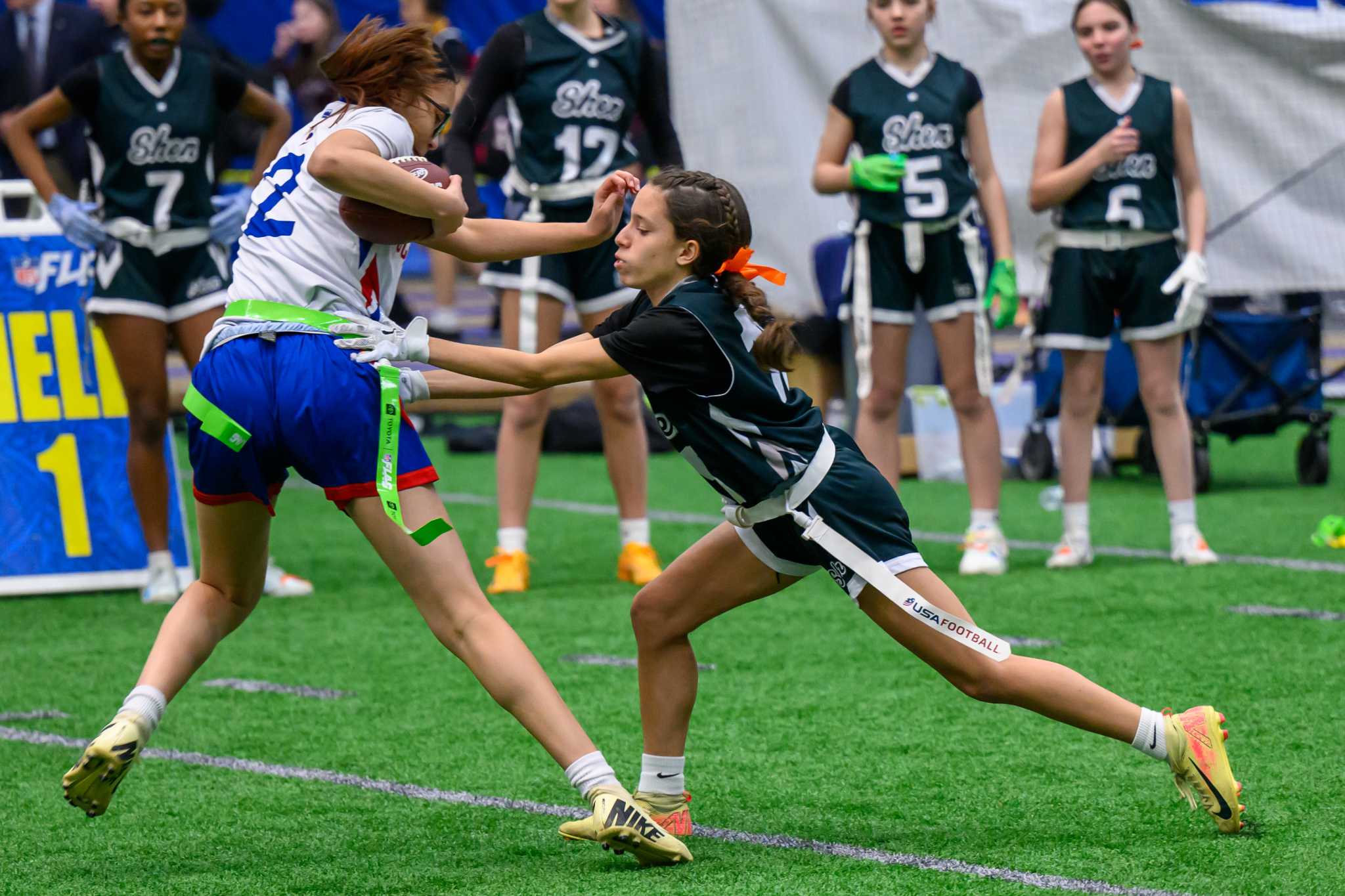 Breaking barriers: Girls' flag football, wrestling, and hockey changing landscape of sports in Section II