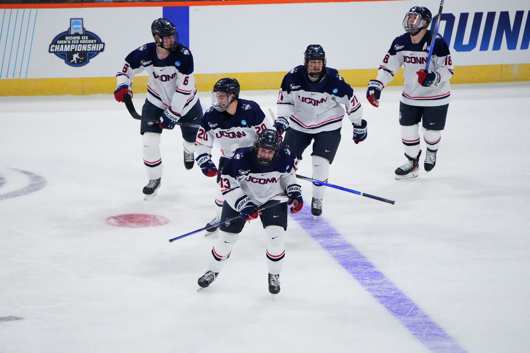 UConn men's ice hockey team beats Quinnipiac in 1st NCAA appearance to advance to regional final