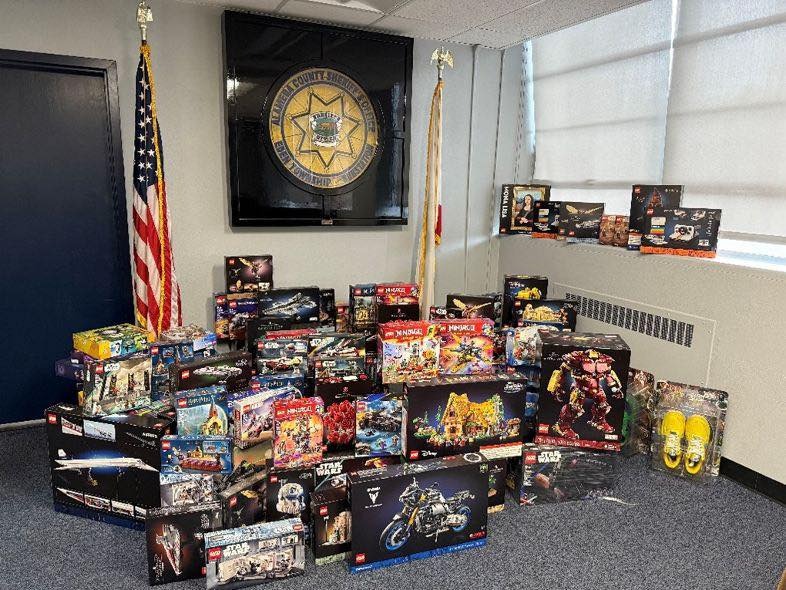 Lego Ransomware 200 LEGO sets recovered after burglary suspect’s arrest