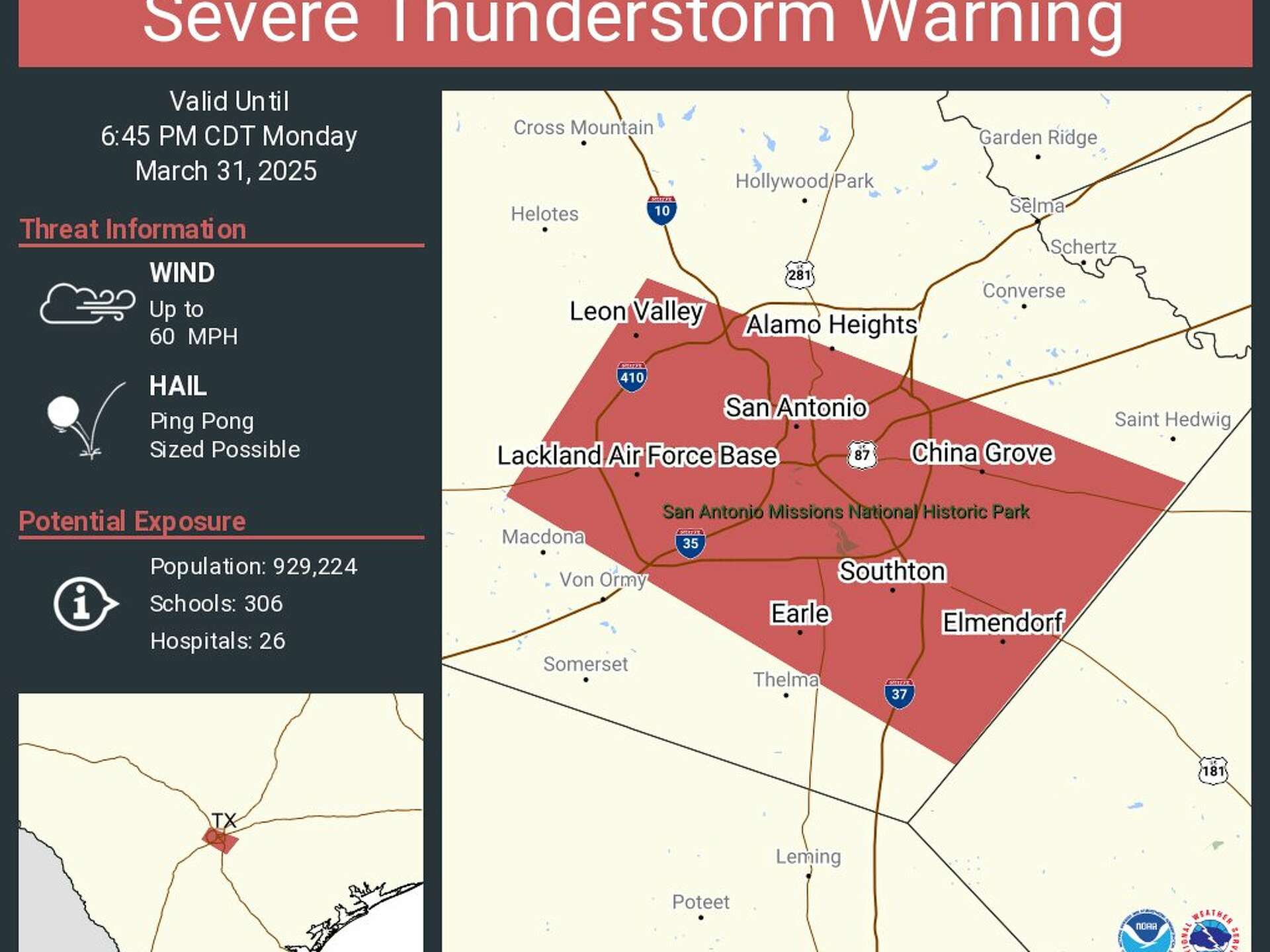 San Antonio severe storm warning has expired. Here’s what’s next.