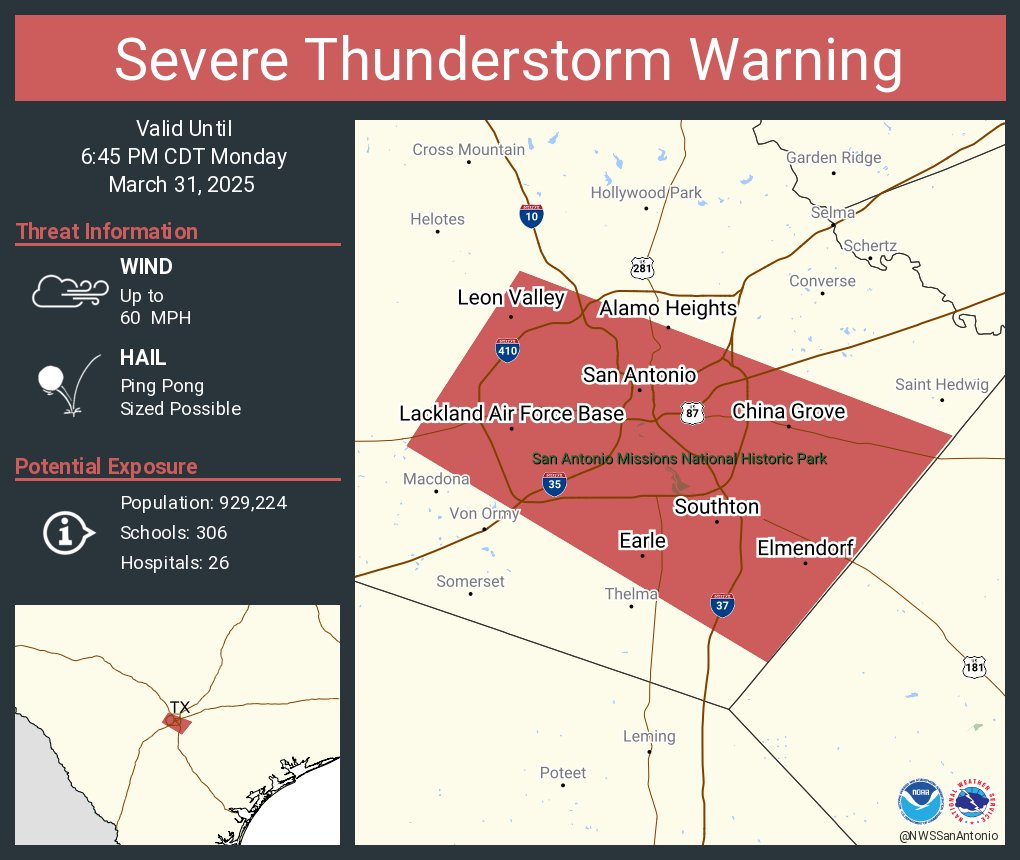 San Antonio severe storm warning has expired. Here’s what’s next.