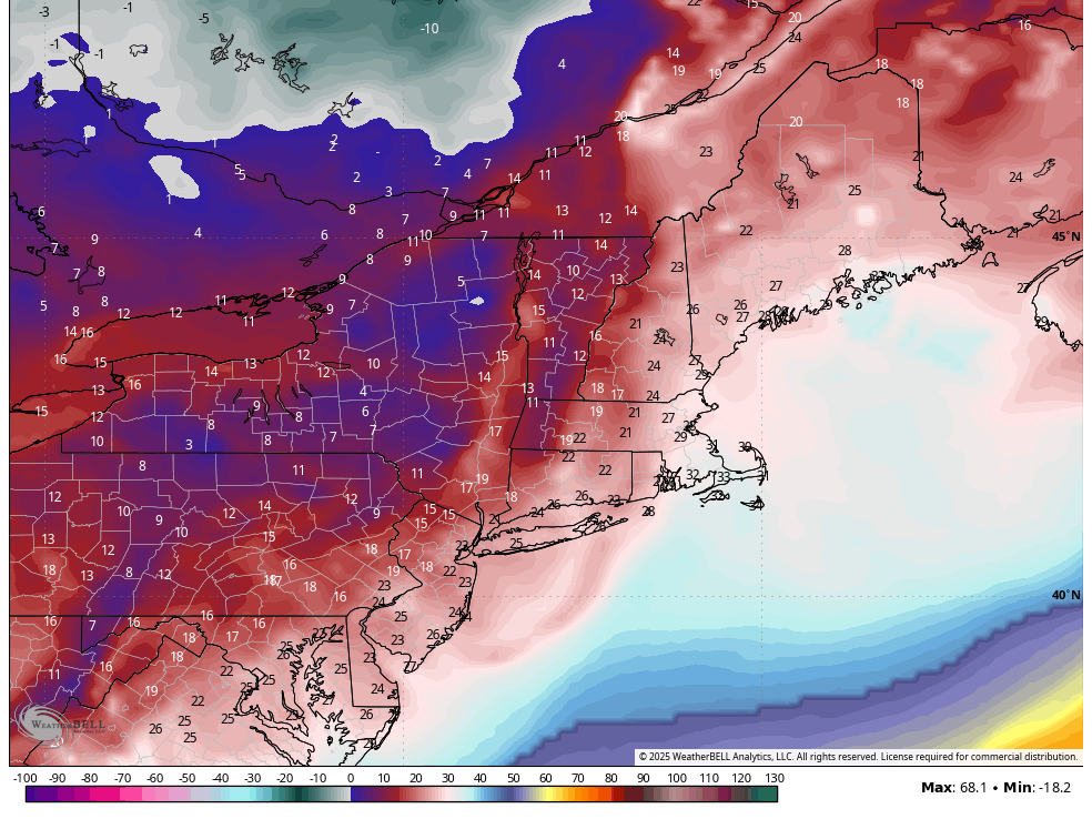 Cold snap's back in CT this week with temperatures likely in the 20s