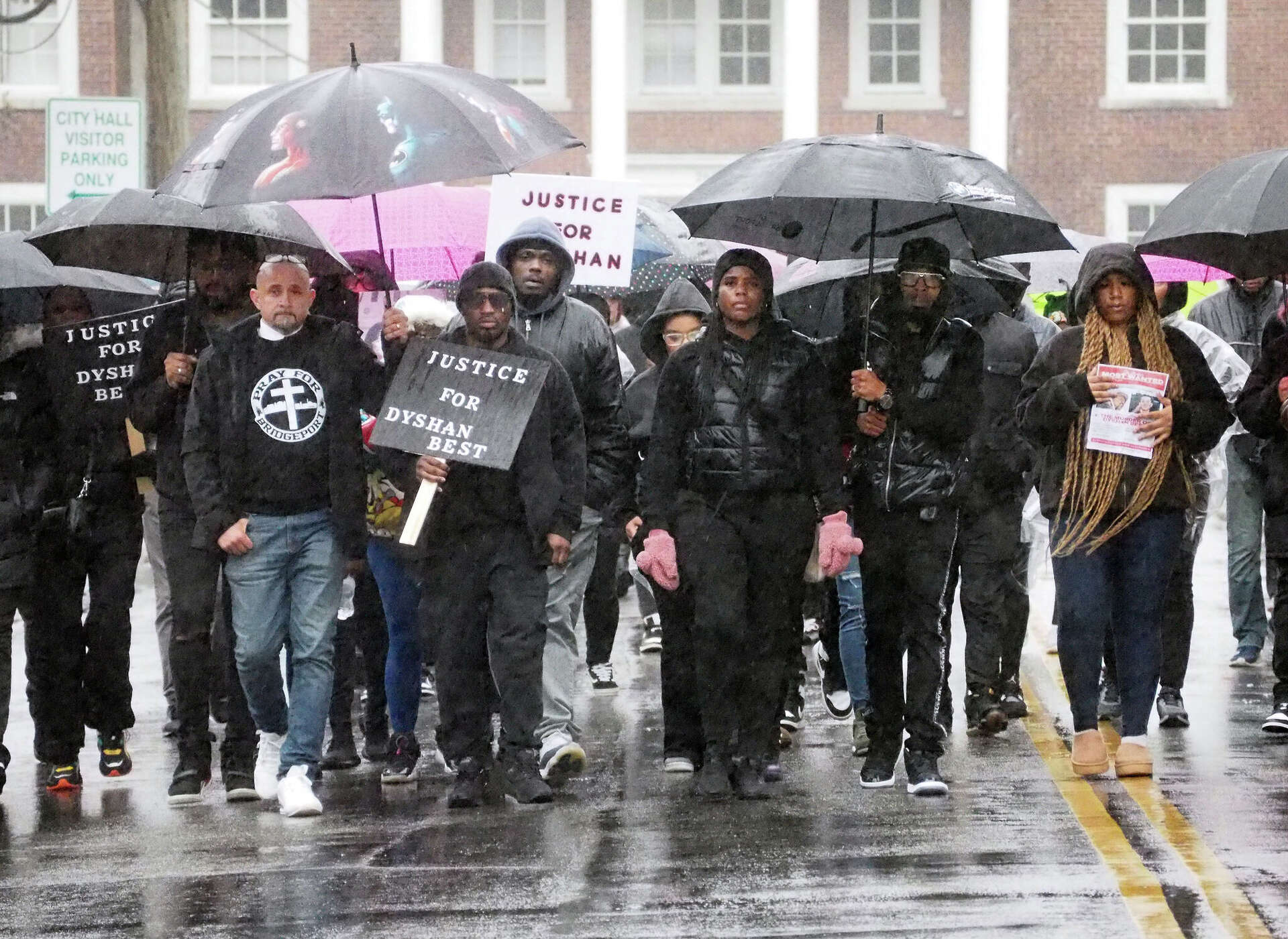 Bridgeport demonstrators march in protest of fatal police shooting