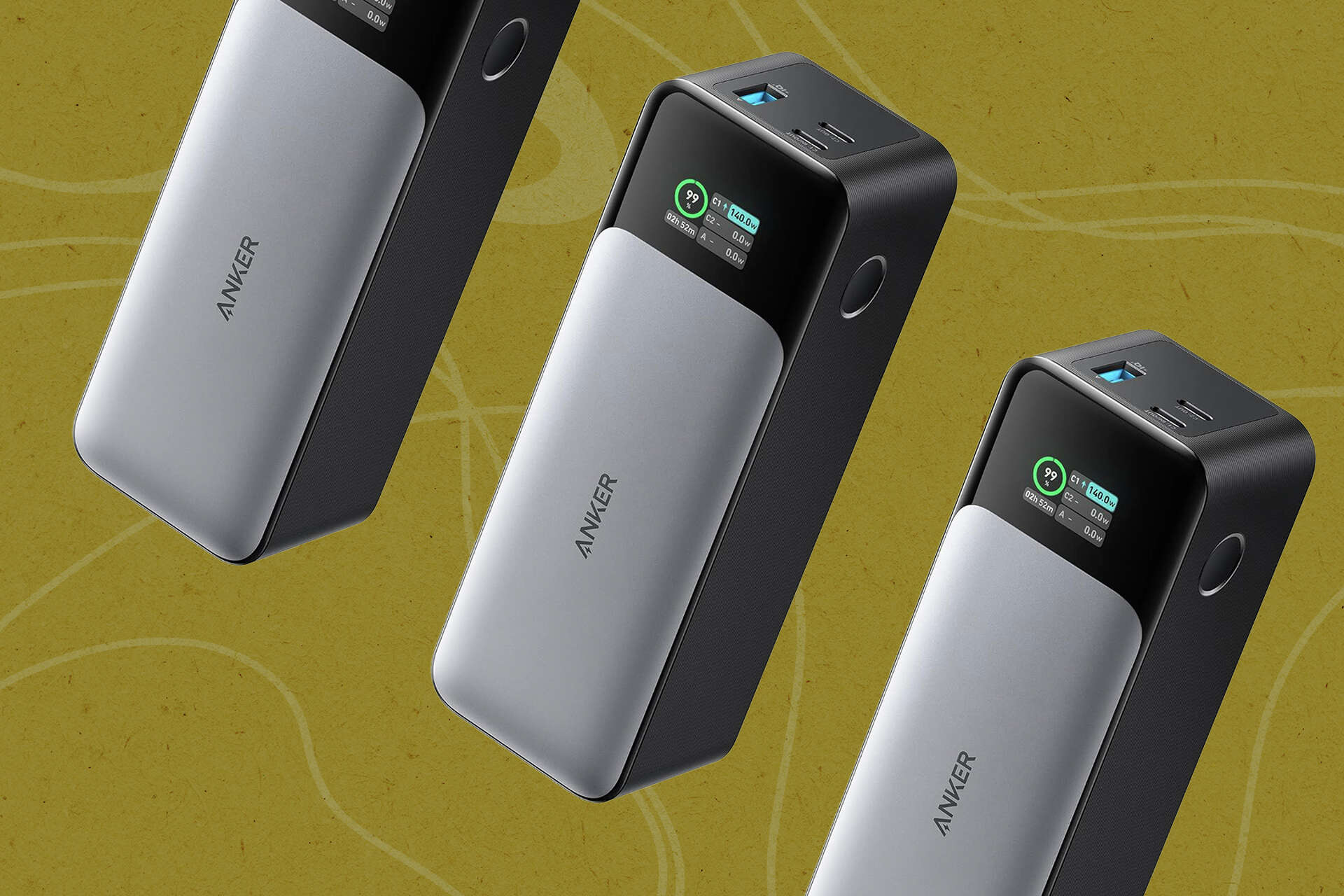 Amazon.com: Anker 737 Power Bank, 24,000mAh 3-Port Laptop