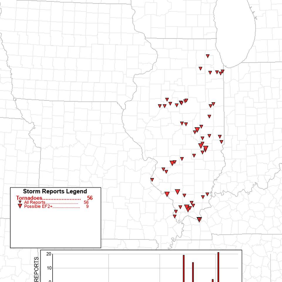 Illinois tornadoes 2025: Above-average start with more storms possible