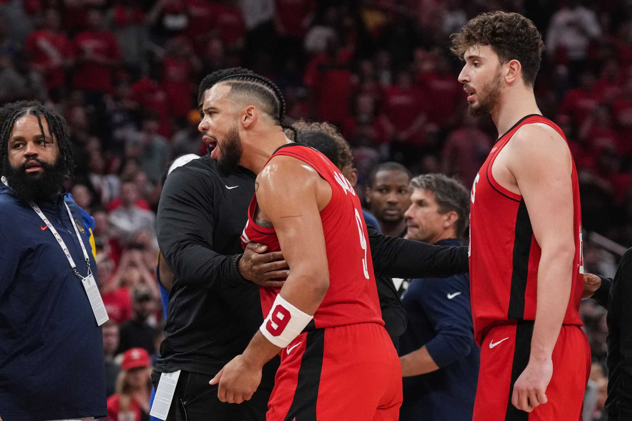 Houston Rockets thrive in Game 2 vs. Warriors with physical style