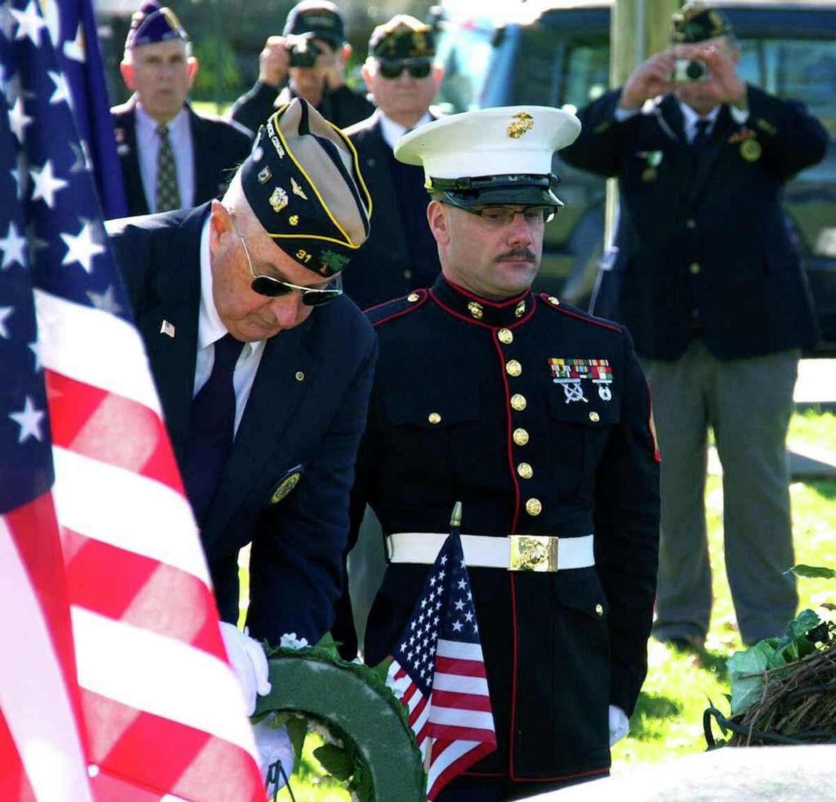 Gathered in tribute