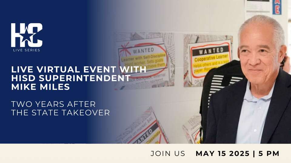 HC Live: A live, virtual event with HISD Superintendent Mike Miles