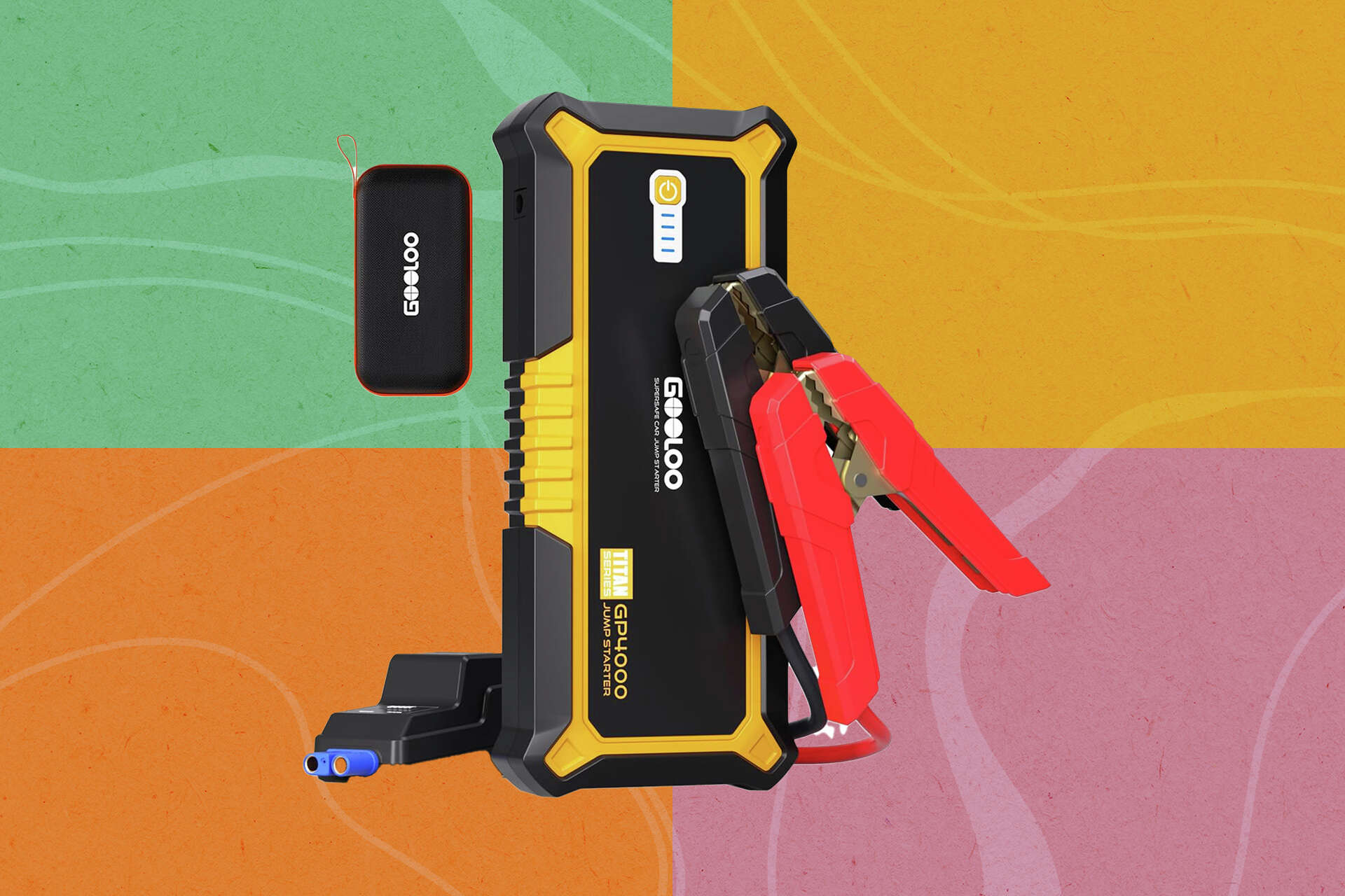 GOOLOO 4000A Auto Starthilfe Jump Starter Ladegerä Produktbild-Vorschau 4