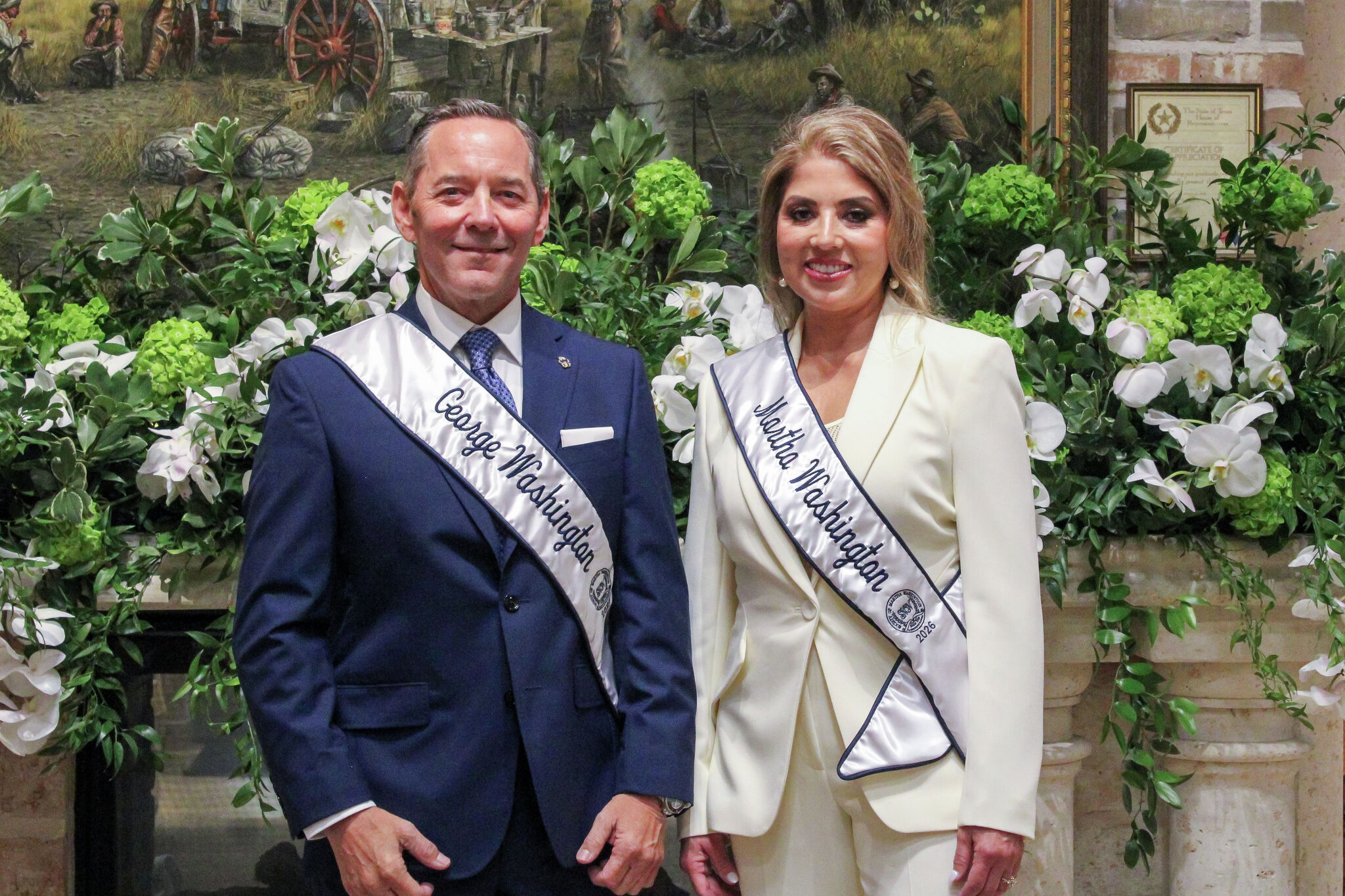 Nydia and Bob Weathers named Martha and George Washington for 2026 WBCA celebration