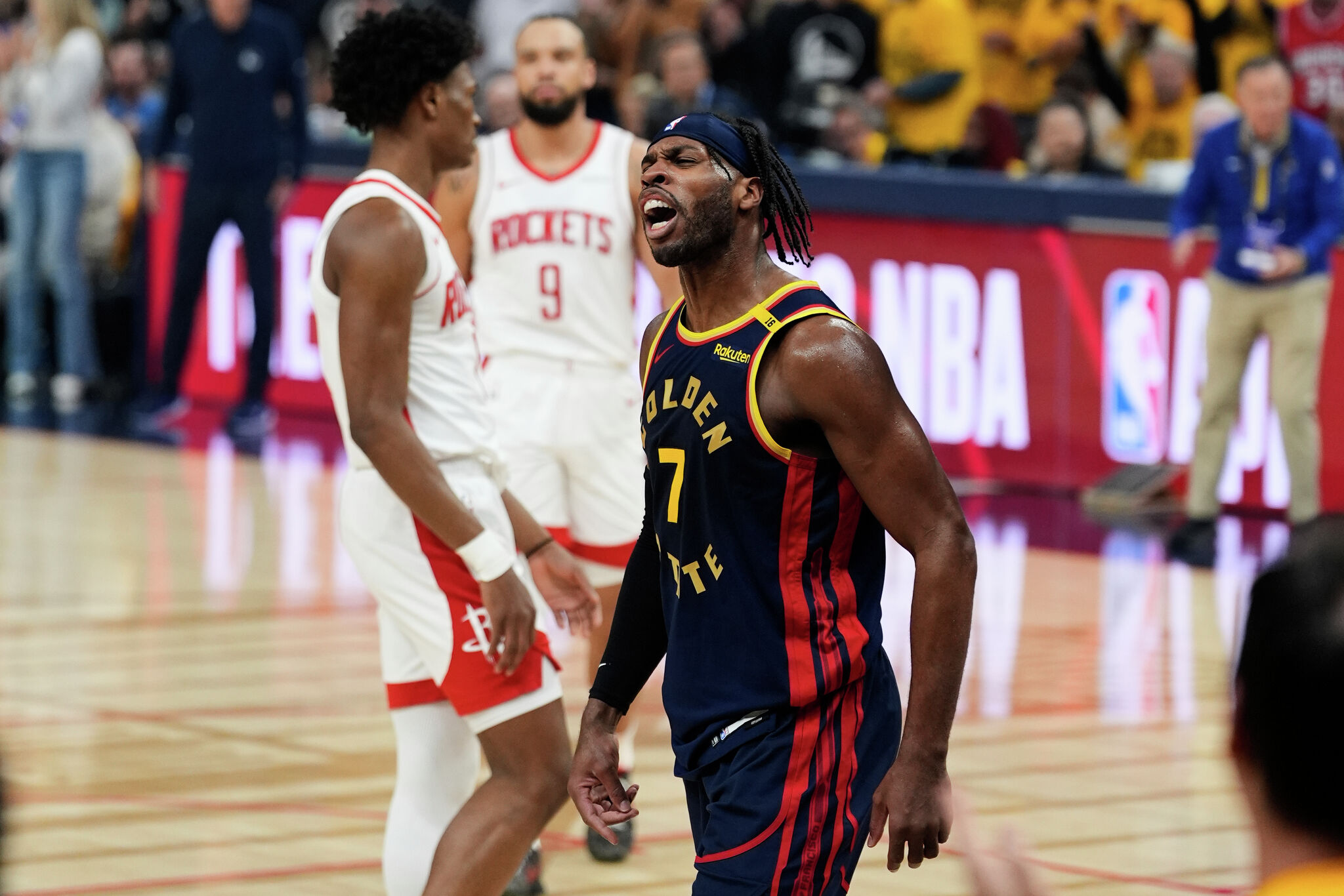 Warriors honor Buddy Hield as their playoff punching bag