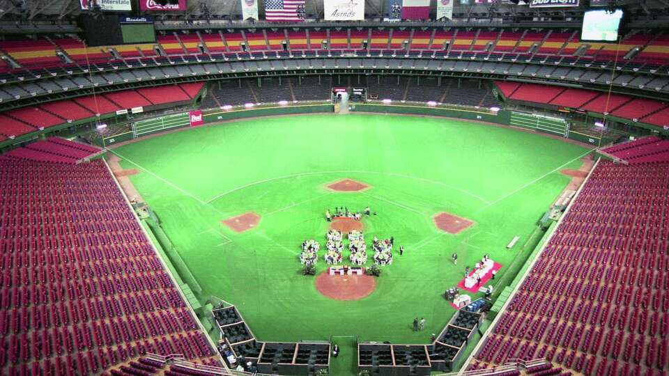 Former Astros replacement players were treated to a barbecue dinner from owner Drayton McLane in the Astrodome for their work during spring training, April 4, 1995. The 32 players also received a videotape of their experience and a check for $10,000, which included their signing bonus plus an extra $5,000 bonus. The replacements finished with a 20-7 record and the best winning percentage before the Major League Baseball strike ended.