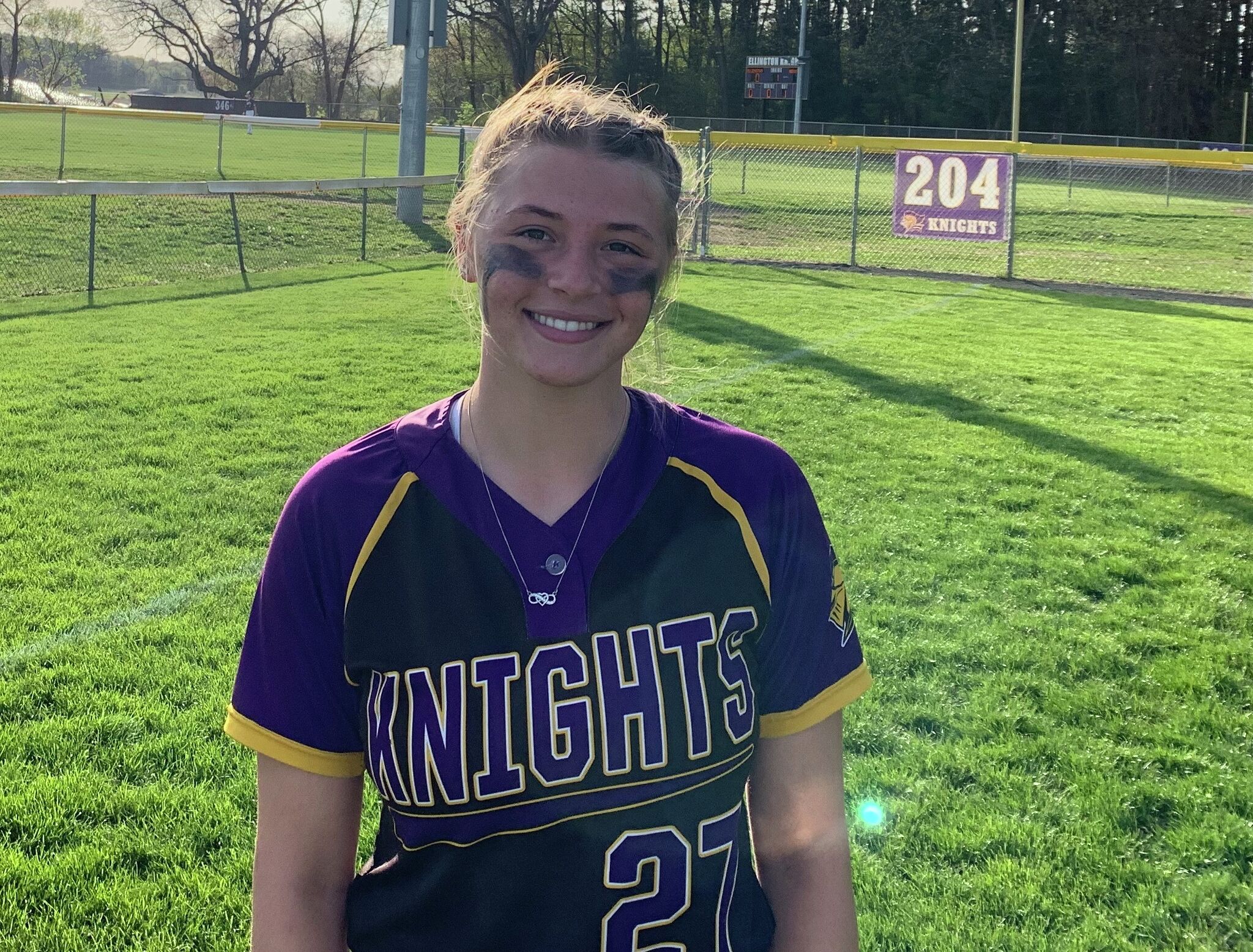 Ellington's Camryn Fisher records 1,000th career strikeout