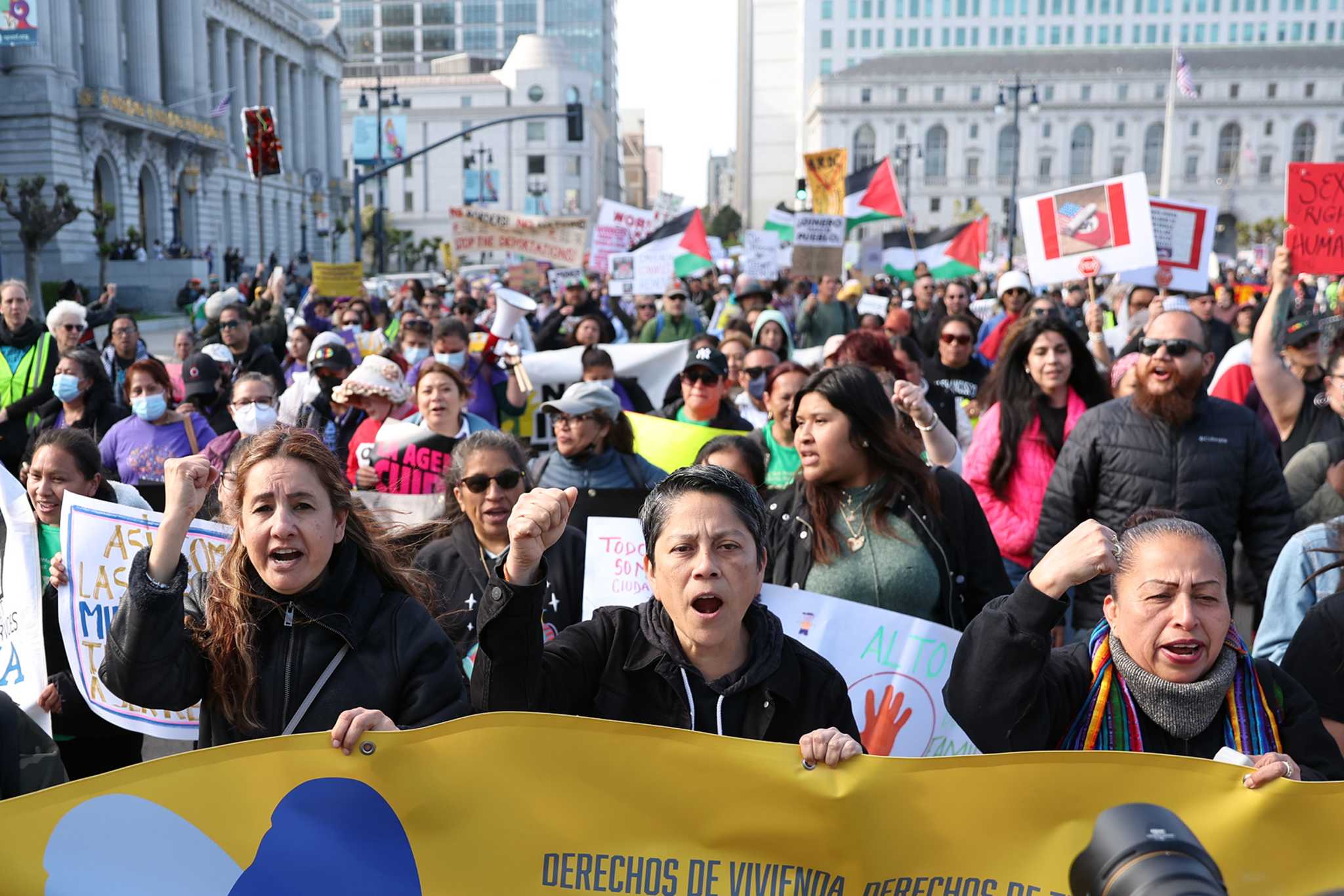 ‘It’s our time to stand up’: May Day rallies draw thousands to Oakland, S ...