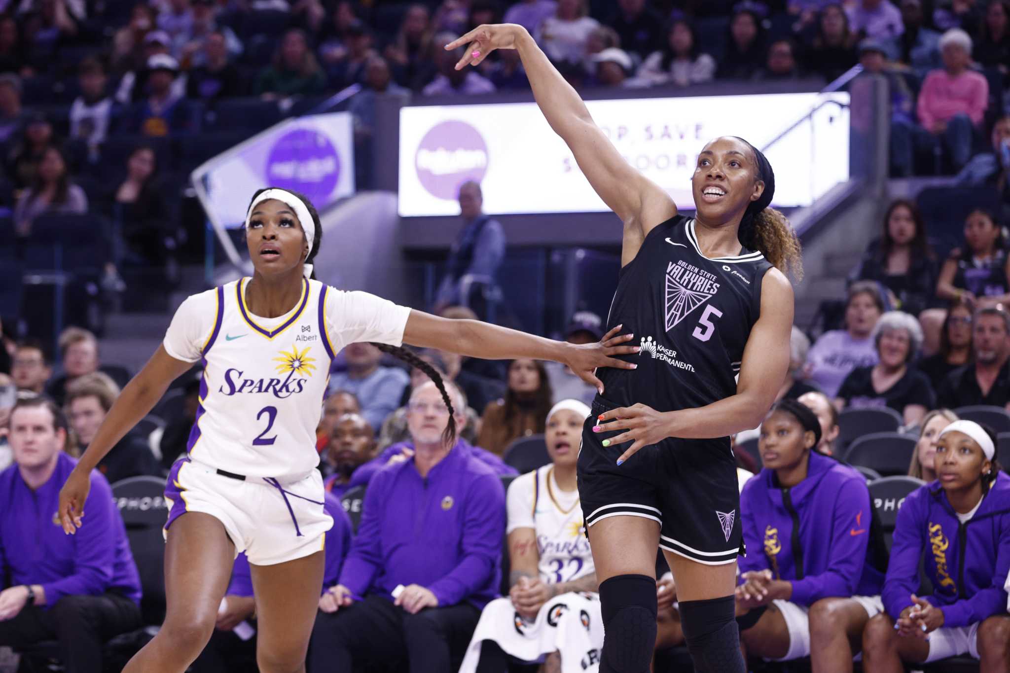 Valkyries lose preseason debut, but impress with strong second half