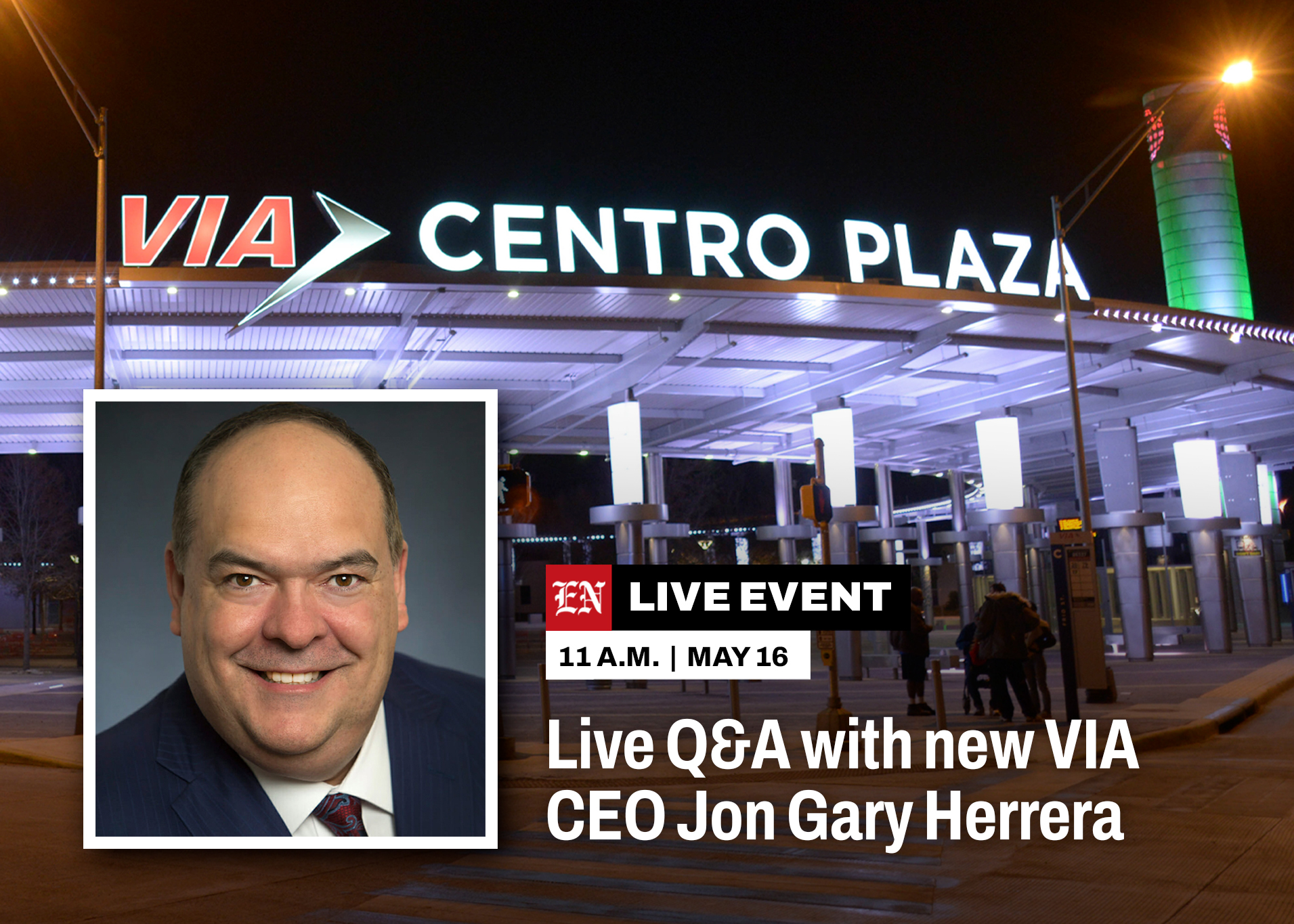 Sign up for a live Q&A with new VIA CEO Jon Gary Herrera