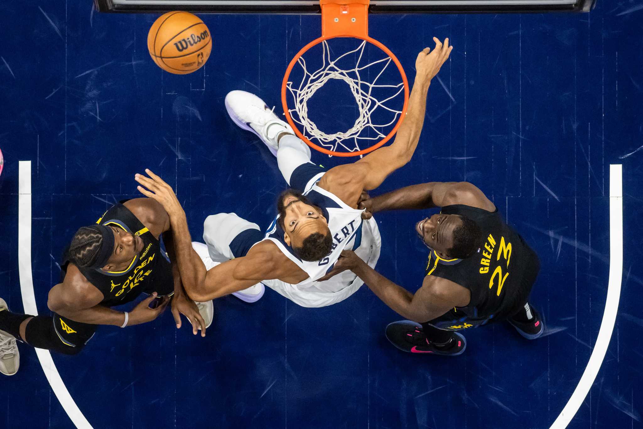 Minnesota coach seeks NBA review of Warriors ‘tackling’ Rudy Gobert