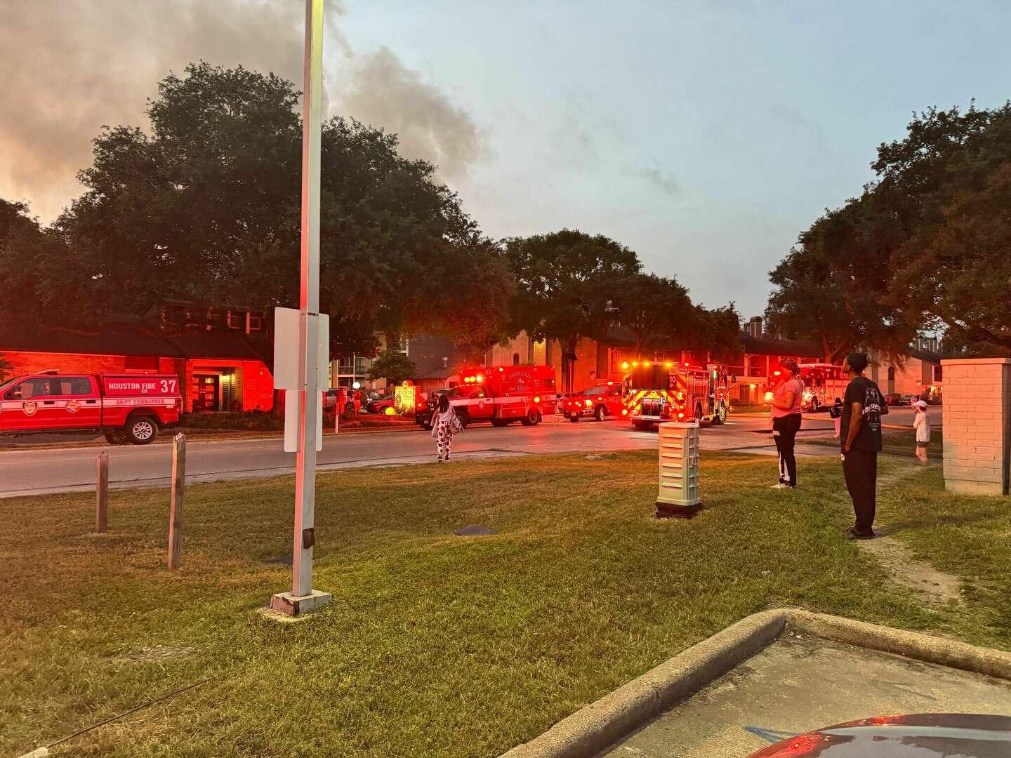 Arson investigated in 3-alarm apartment fire near Westpark Tollway