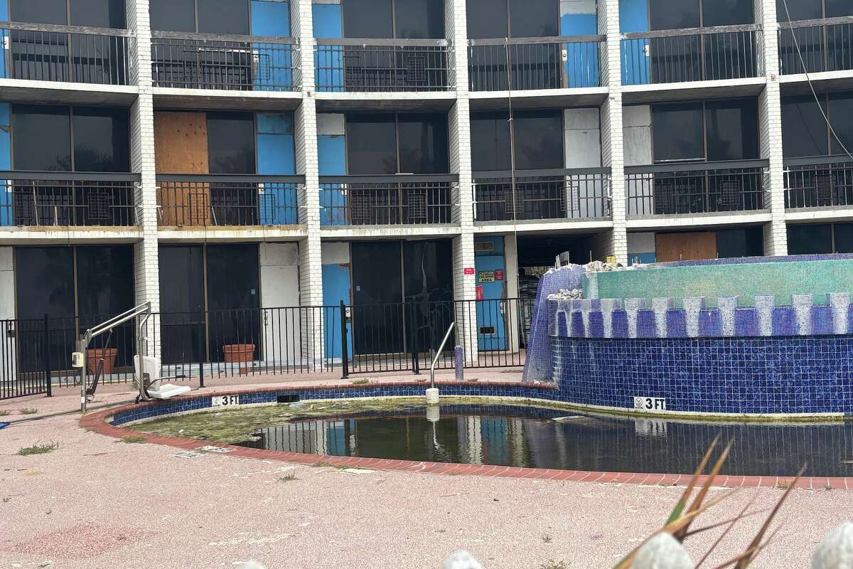 The hotel's rooms are mostly done, but the elevator and swimming pool still need work, new owners Good Bull Investments' Tina Blake said.