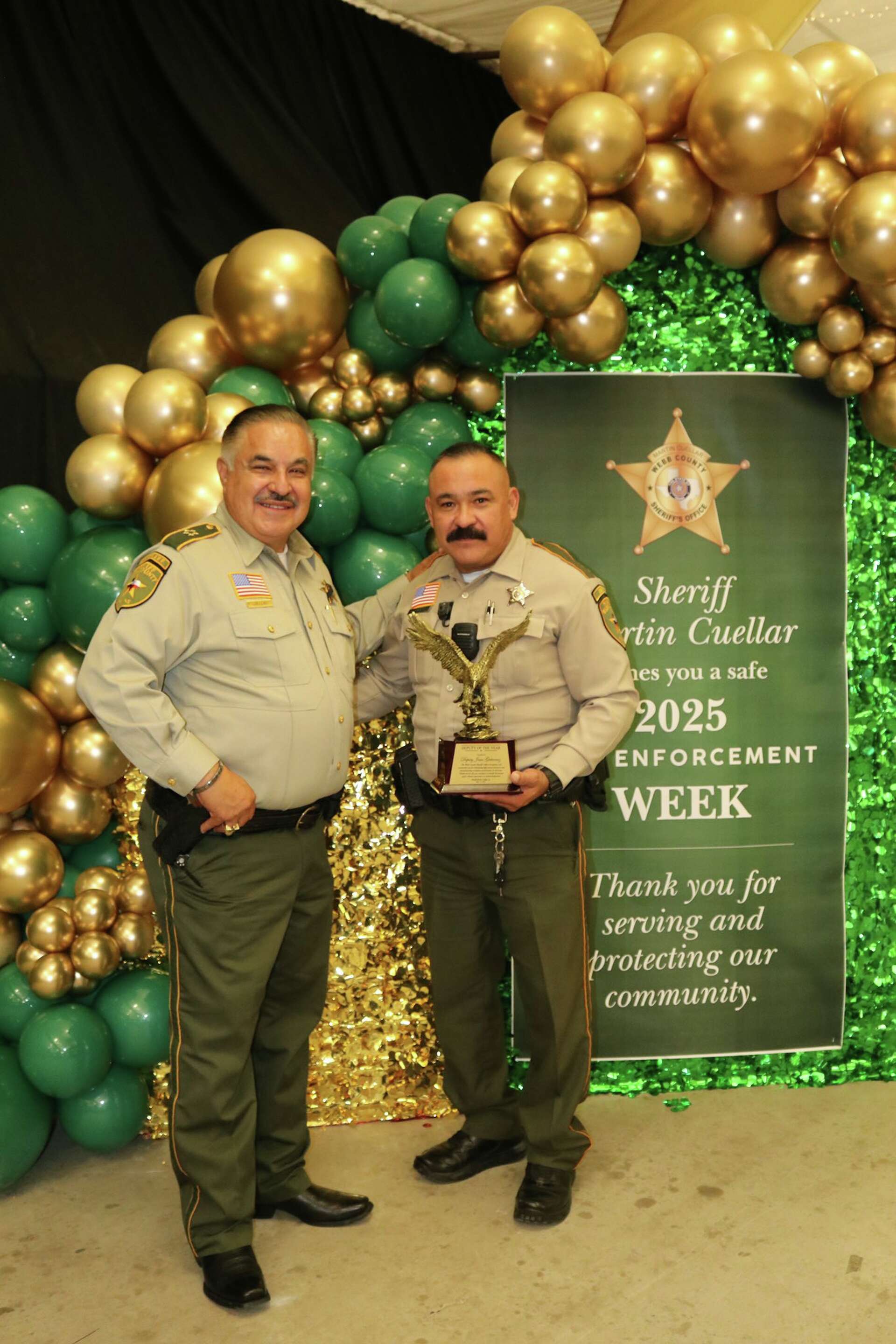 Jesus Gutierrez honored as Webb County Deputy of the Year