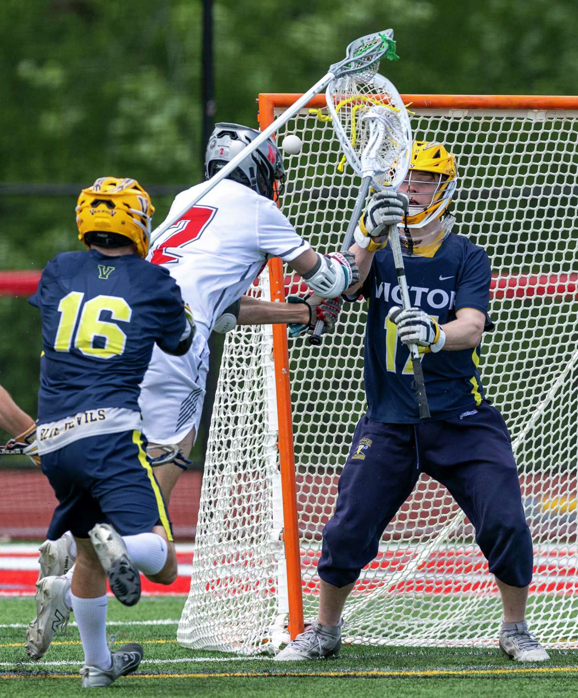 George Angelopoulos Niskayuna boys' lacrosse beats Victor in battle of state-ranked squads