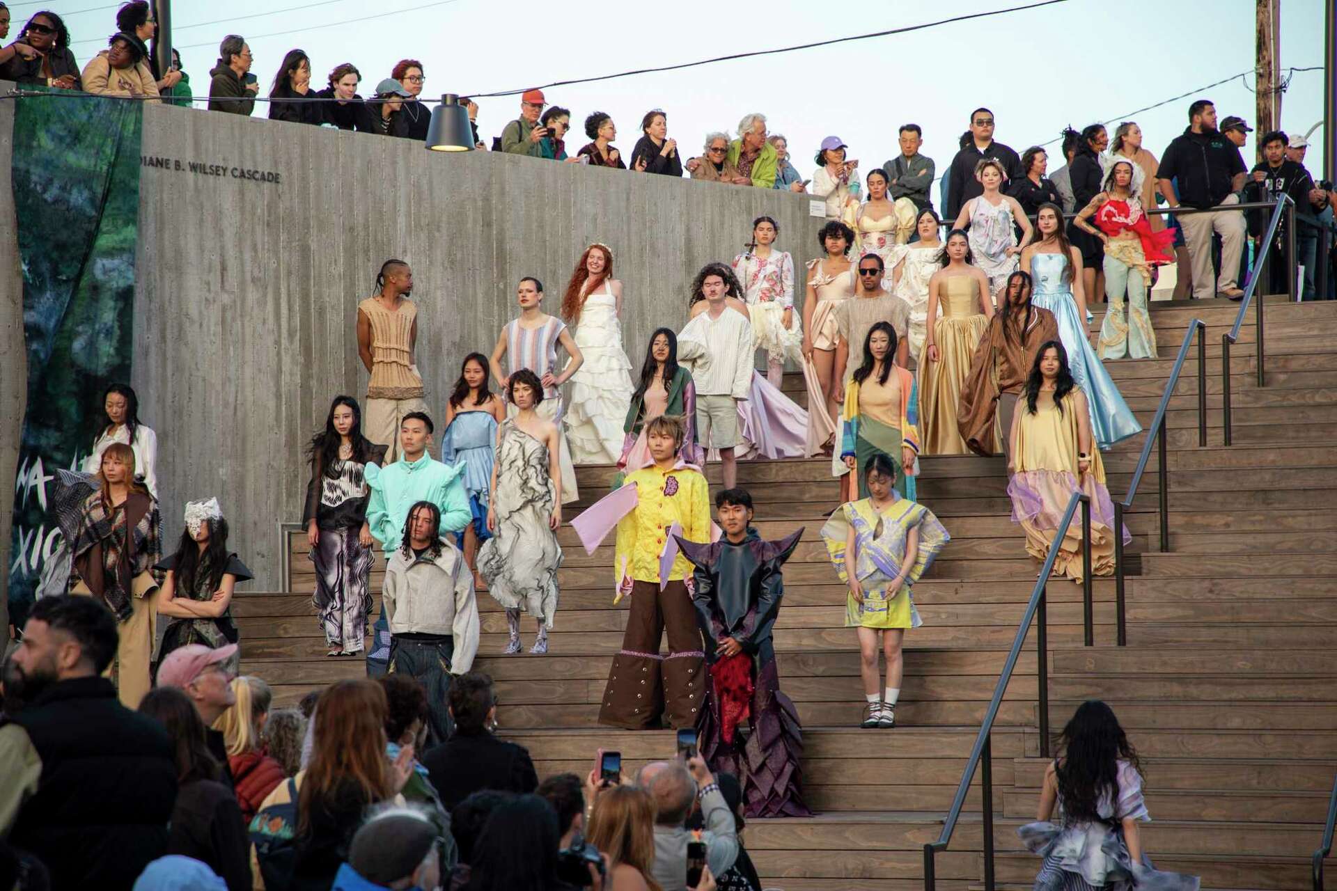 Social anxiety and Fibonacci spirals adorn CCA fashion show