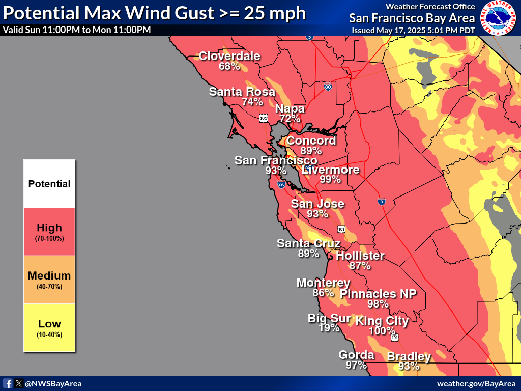 Red flag warning hits Northern Calif. as wildfire conditions worsen