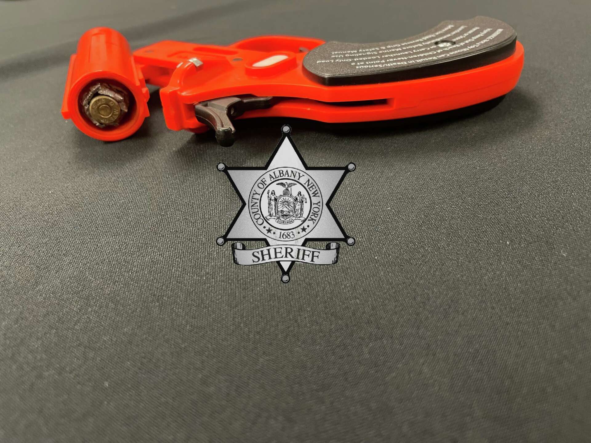 Gun To Fire Sheriff: Albany man found with flare gun modified to fire bullets