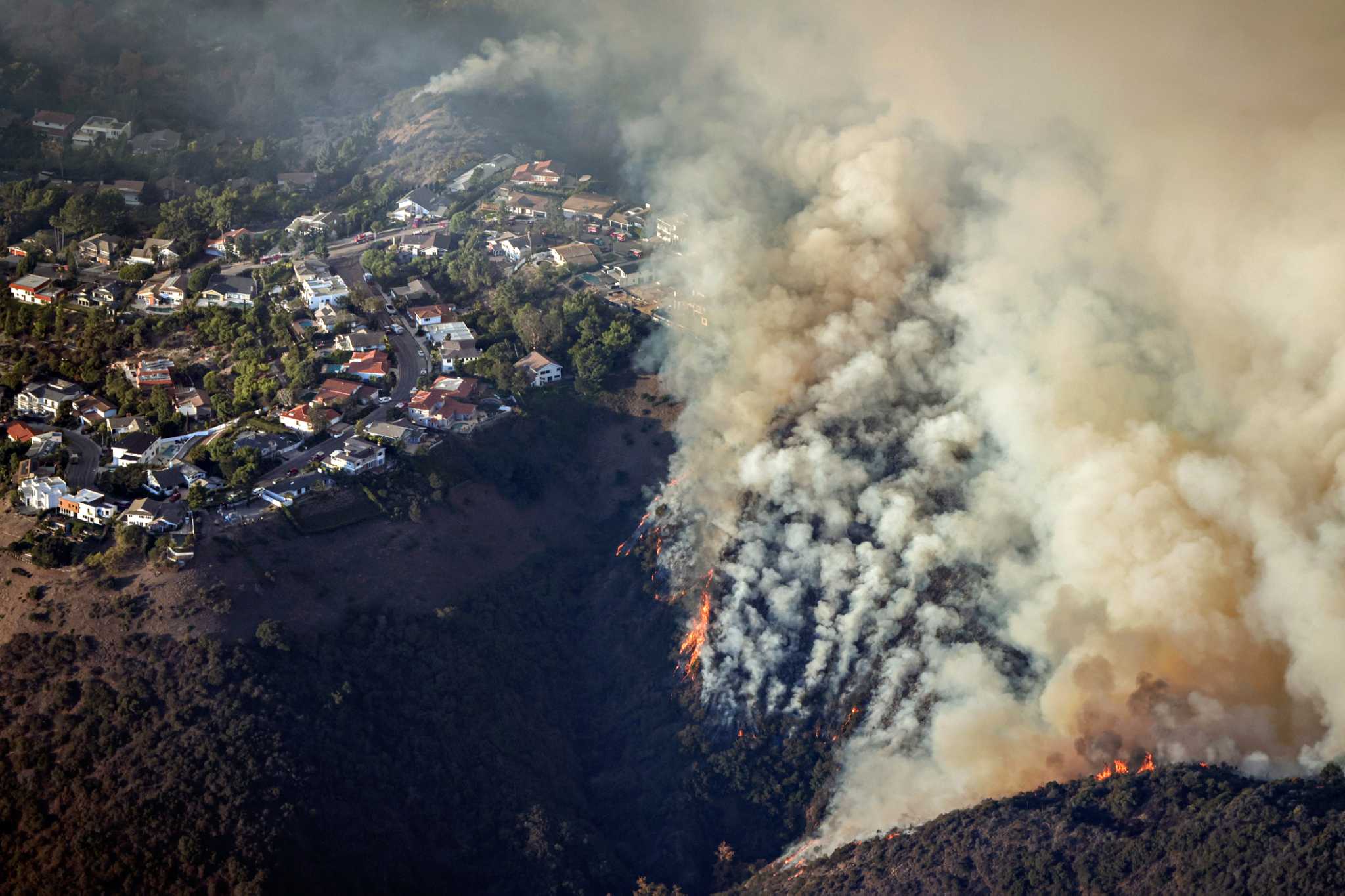 Aufnahmen zeigen, dass der Palisades-Brand möglicherweise durch einen ...