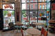A view looking out of Eco Evolution Coffee Shop along Washington Street in Norwalk, Conn., on Tuesday May 21, 2025.