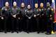 Harris County Constables Alan Rosen, Pct. 1, from left, Mark Herman, Pct. 4, Phil Sandlin, Pct. 8, Silvia Trevino, Pct. 6, Terry Allbriton, Pct. 5, Jerry Garcia, Pct. 2 and James âSmokeâ Phillips, Pct. 7, gather together for a photo during a news conference in Houston, Thursday, May 22, 2025. Harris County constables are joined by Harris County commissioners and law-enforcement labor leaders to discuss pay raises for constable deputies.