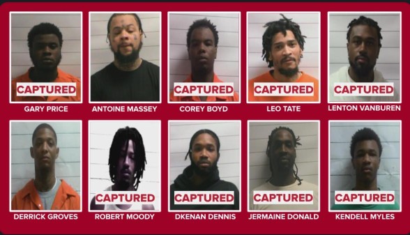 2 New Orleans fugitives captured in Southeast Texas