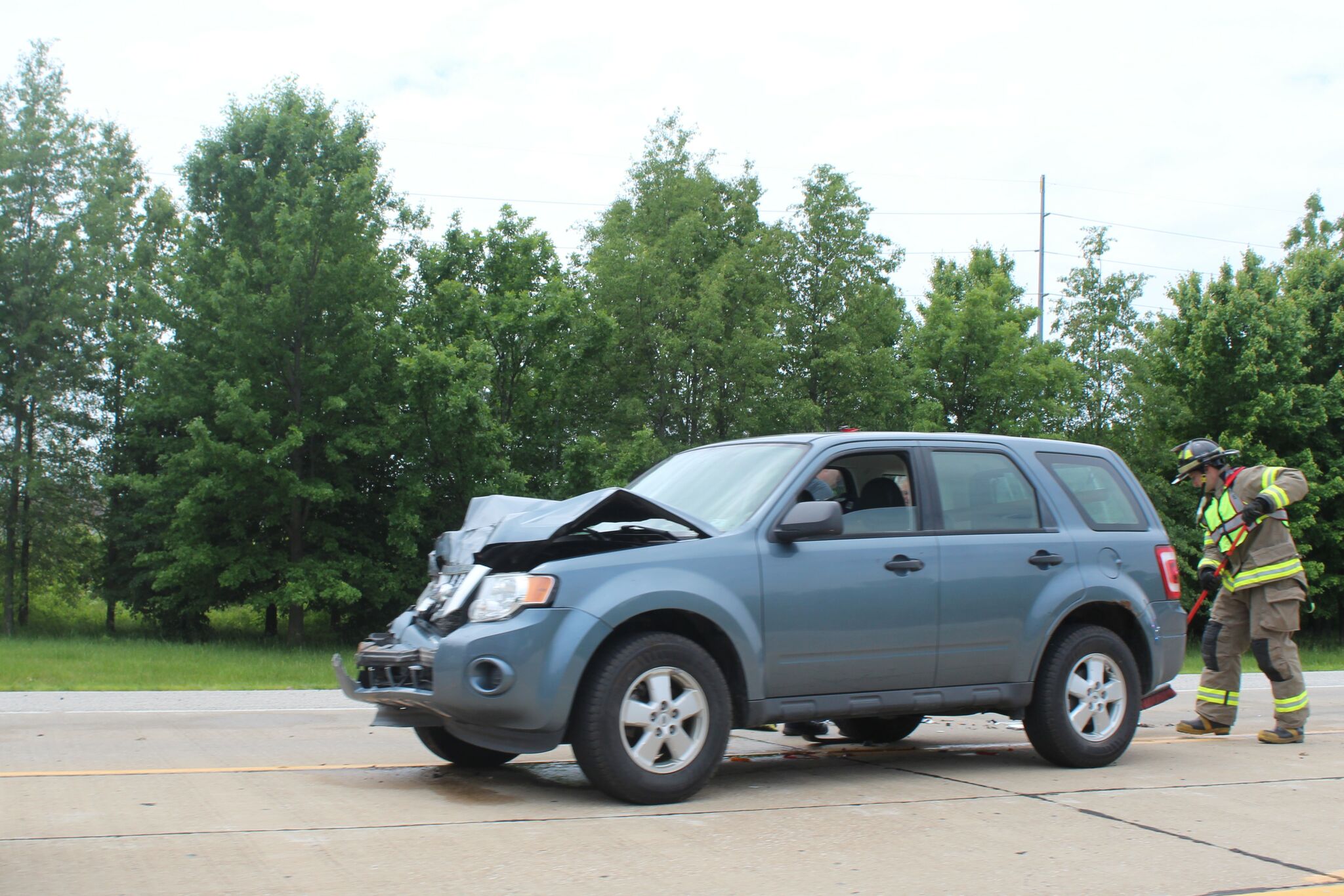 Police respond to accident on Governors' Parkway
