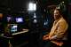 Actor Tommy Soulati Shepherd, who plays Dadvatar, demonstrates the live-motion capture technology