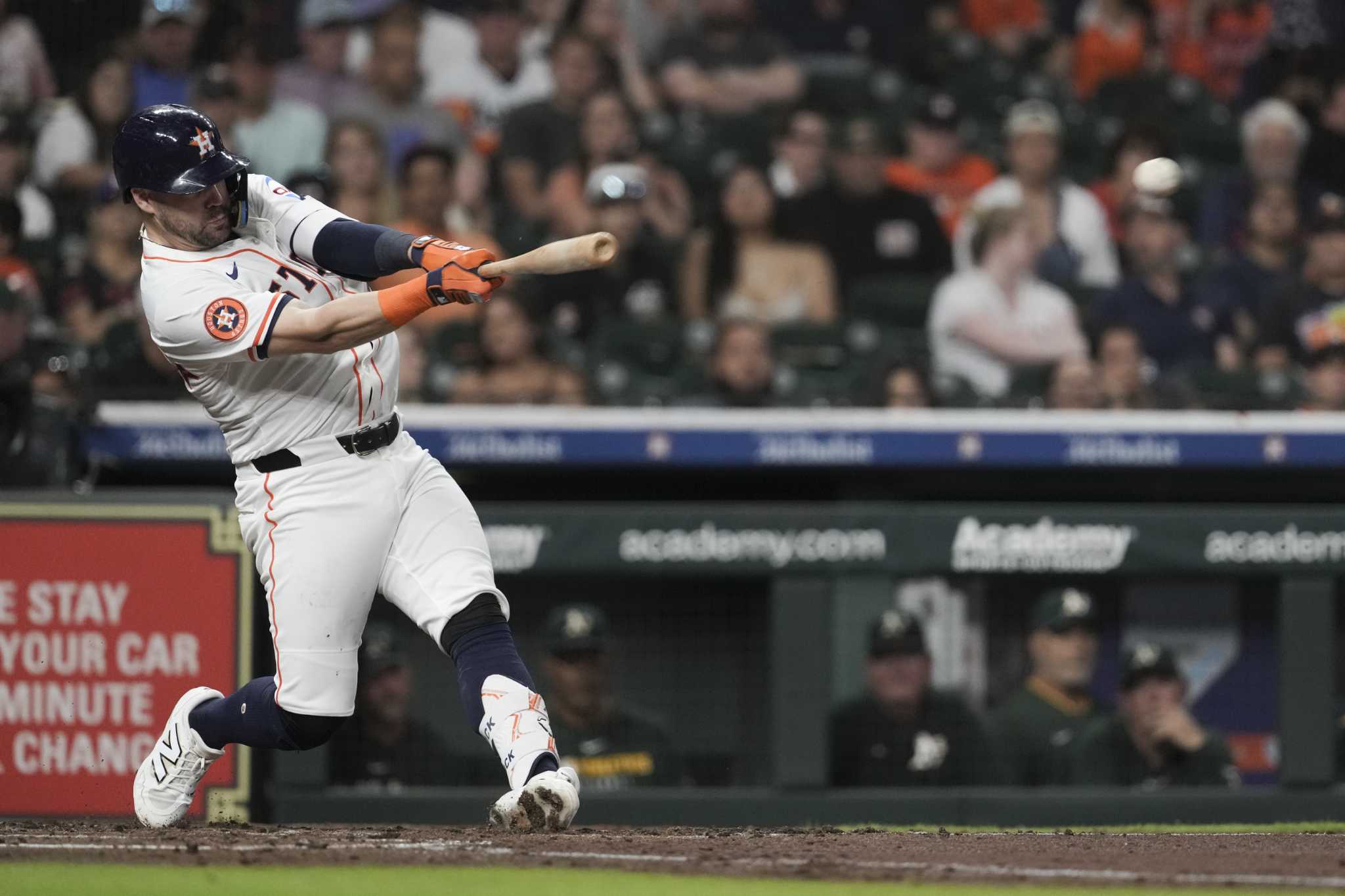 Houston Astros put Chas McCormick on injured list with oblique strain