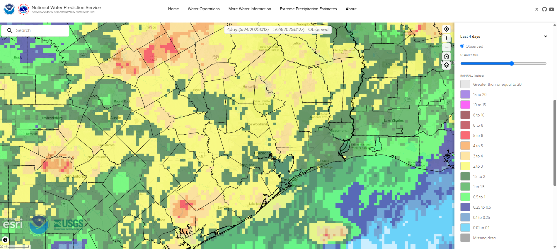 Am Donnerstag regnet es in Houston weiter. Wer hat bisher am meisten Regen ...