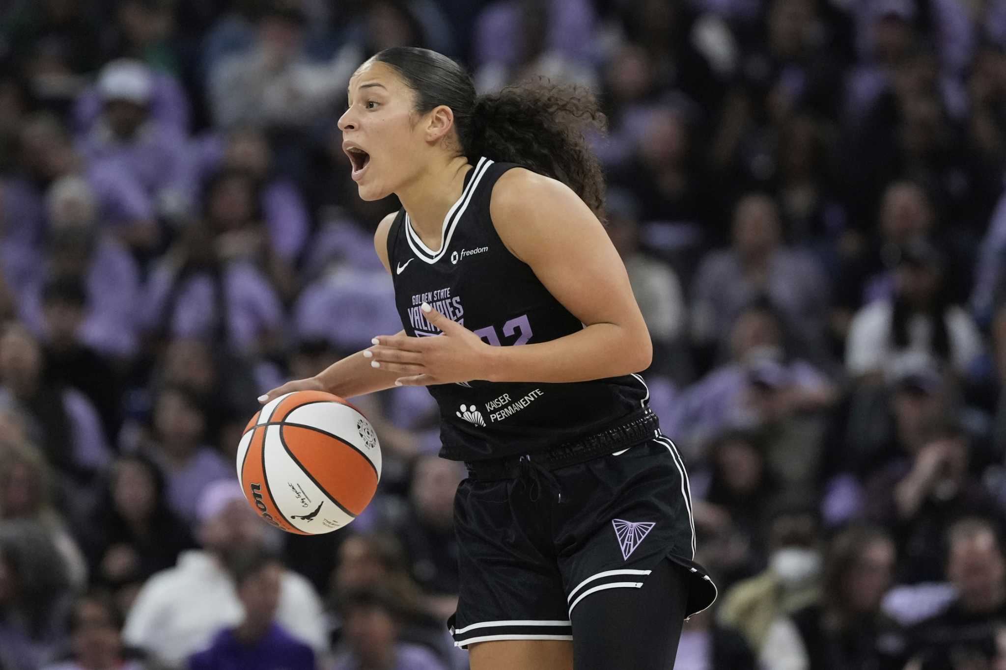 Veronica Burton adds balance, leadership to Valkyries with 2-way play