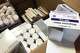 A shipment containing enough pills for 162 medication abortions is unpacked Dec. 5, 2024, at Delaware-based Her Safe Harbor. The telehealth provider goes through a shipment of this size every week.