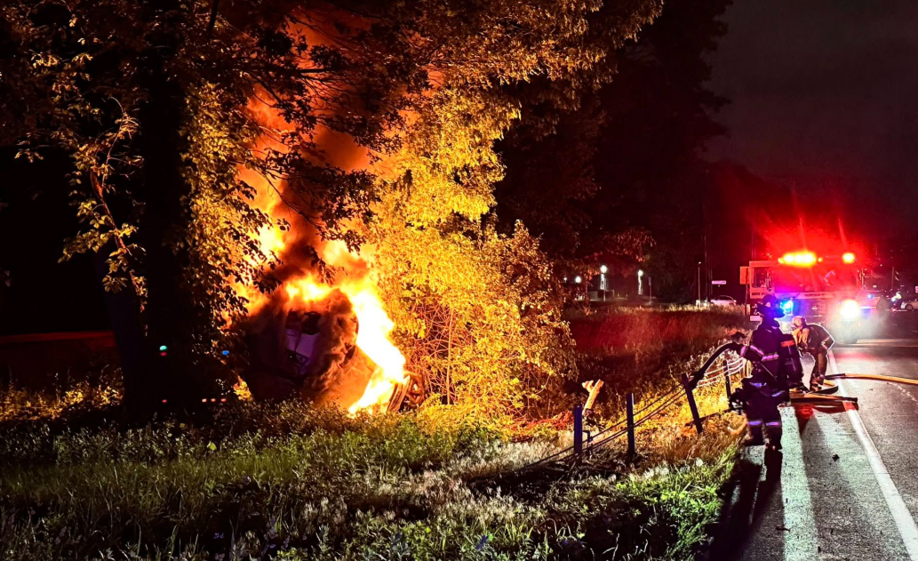 One injured in fiery South Windsor crash on Route 5, officials say