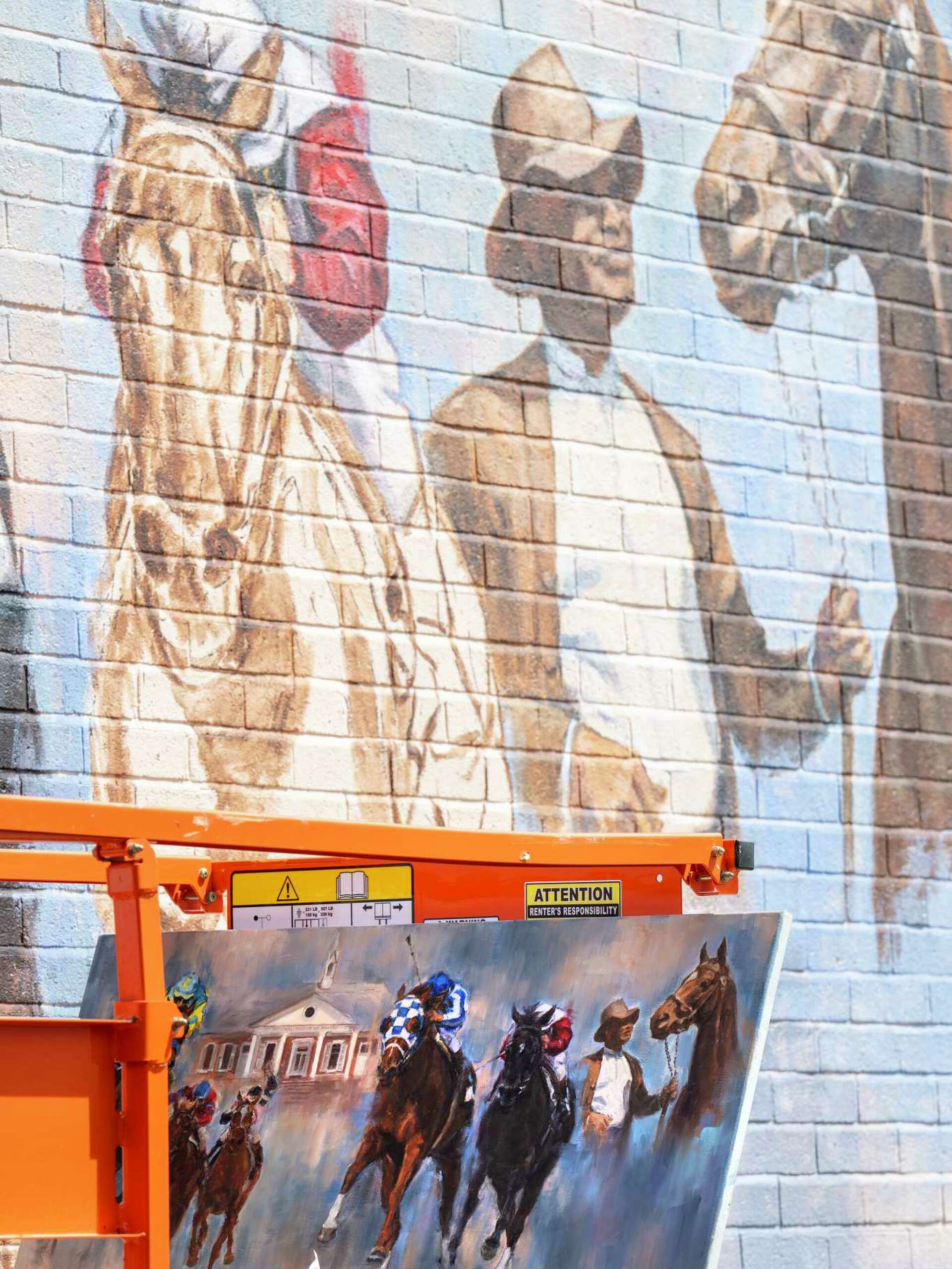 National Museum of Racing celebrates 75 years with mural
