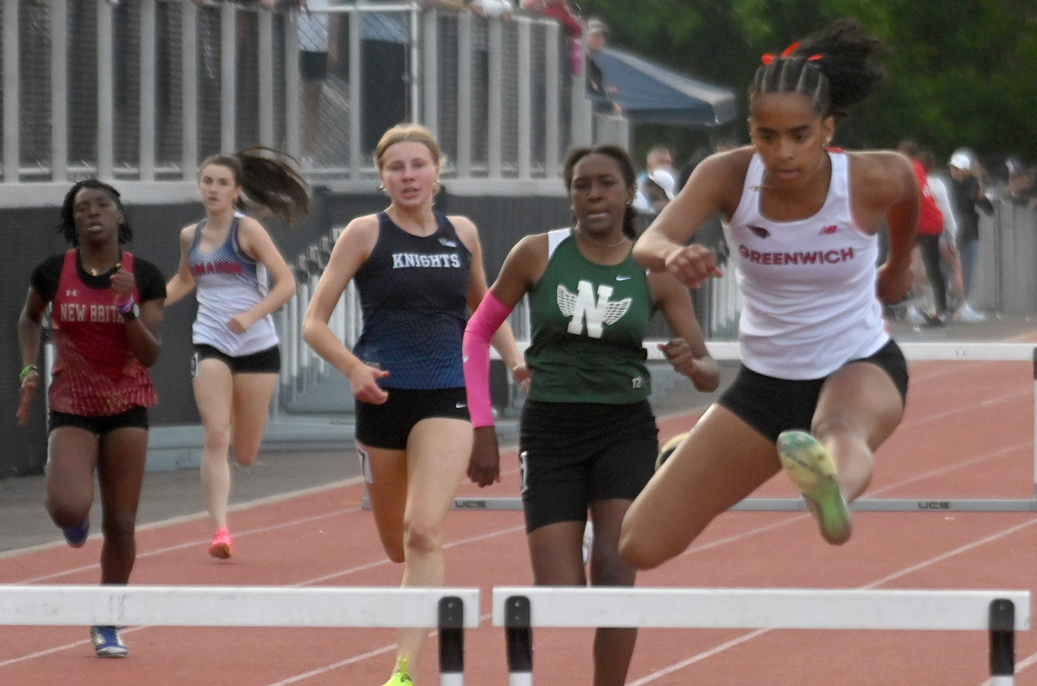 Greenwich girls, East Hartford boys end long track title droughts